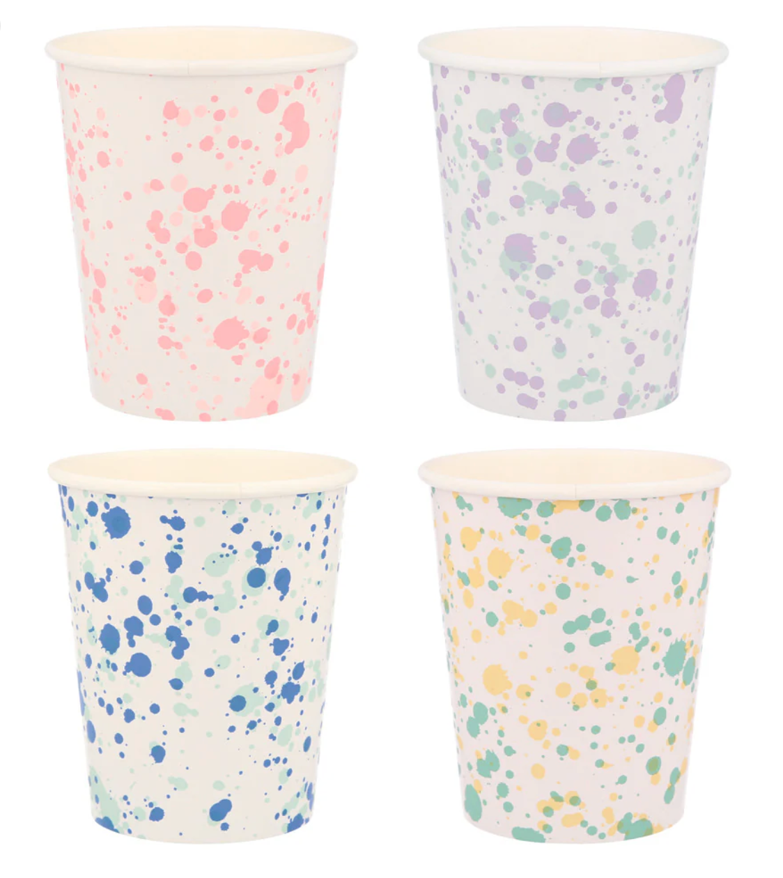 SPECKLED CUPS x 8 stk