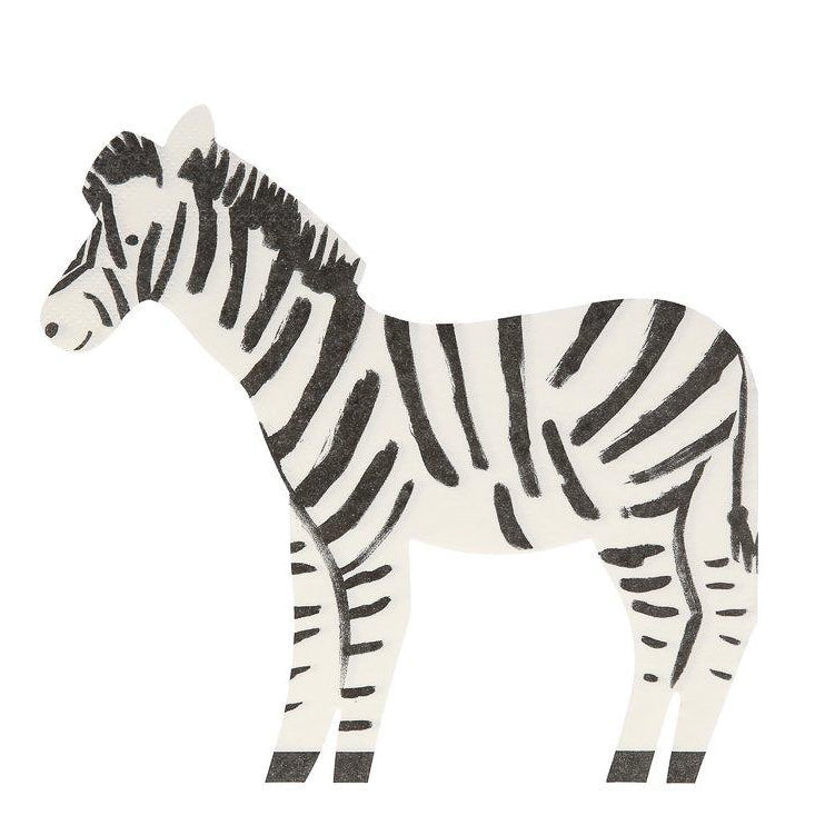 SAFARI SEBRA SERVIETTER 20 STK