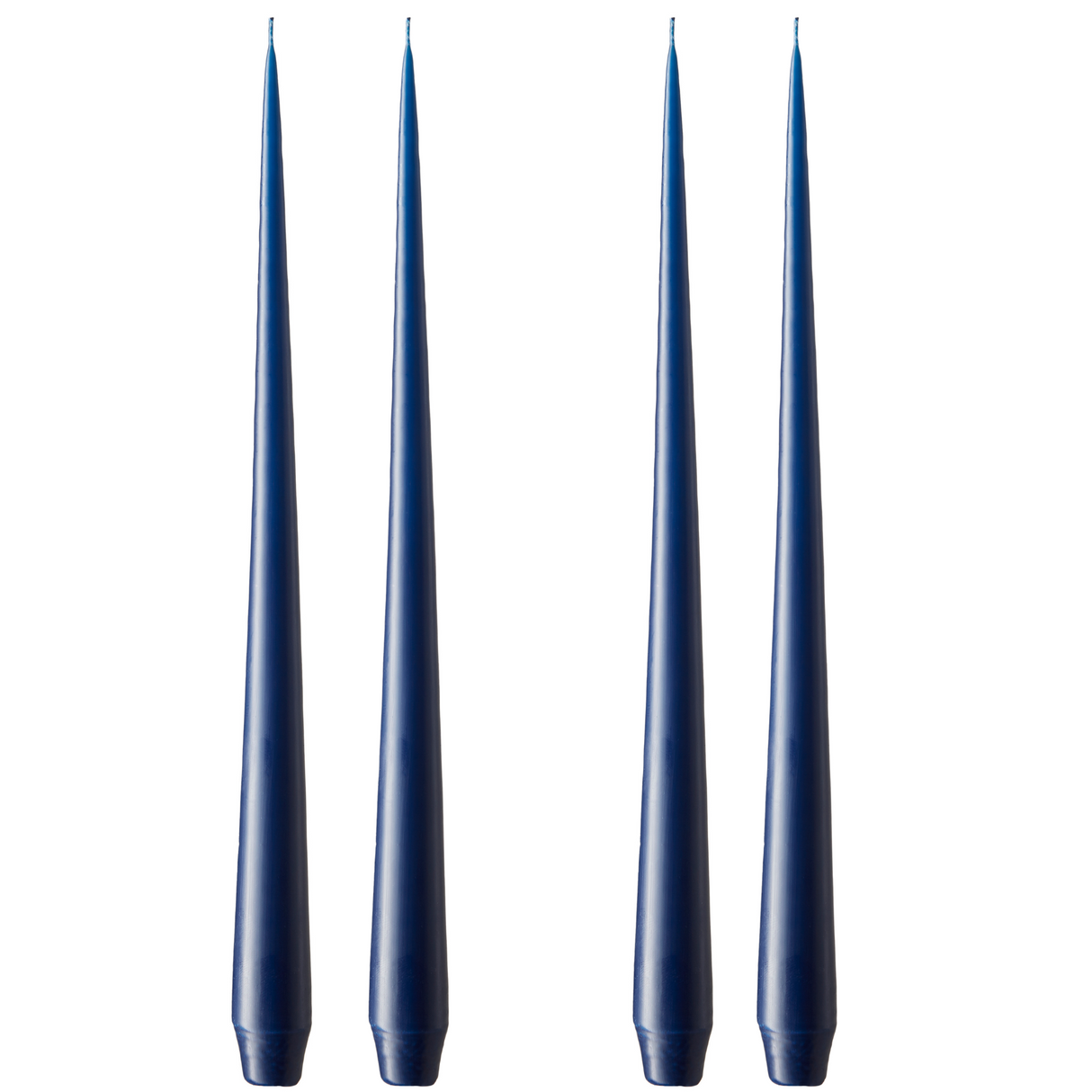 LYS FRA ESTER & ERIK 42 CM - 4 PAKNING MARINE BLÅ