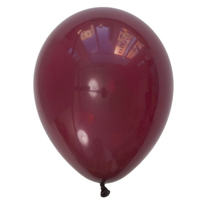 SPARKLING BURGUNDY - 28 CM (10 STK) STANDARD BALLONG