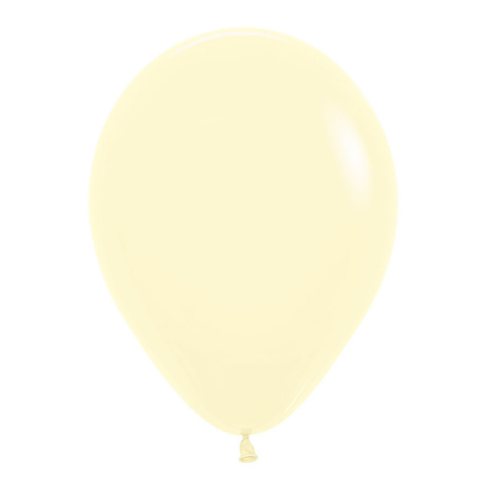 PASTEL YELLOW - 28 CM (10 STK) STANDARD BALLONG