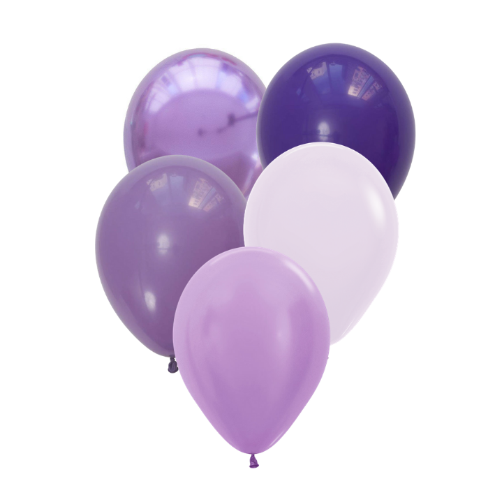 BALLONGPAKKE PURPLE 28 CM (30 STK)