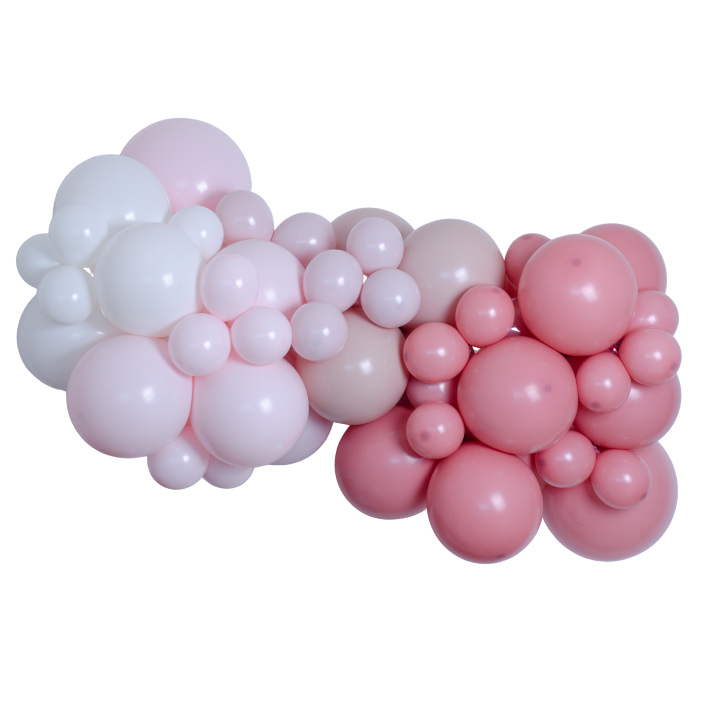 MINI-BALLONGBUE DIY - VINTAGE OLD ROSE (120 cm)