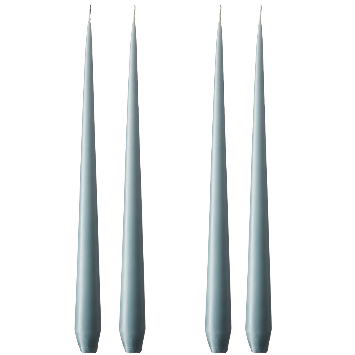 LYS FRA ESTER & ERIK 42 CM - 4 PAKNING BLÅGRÅ