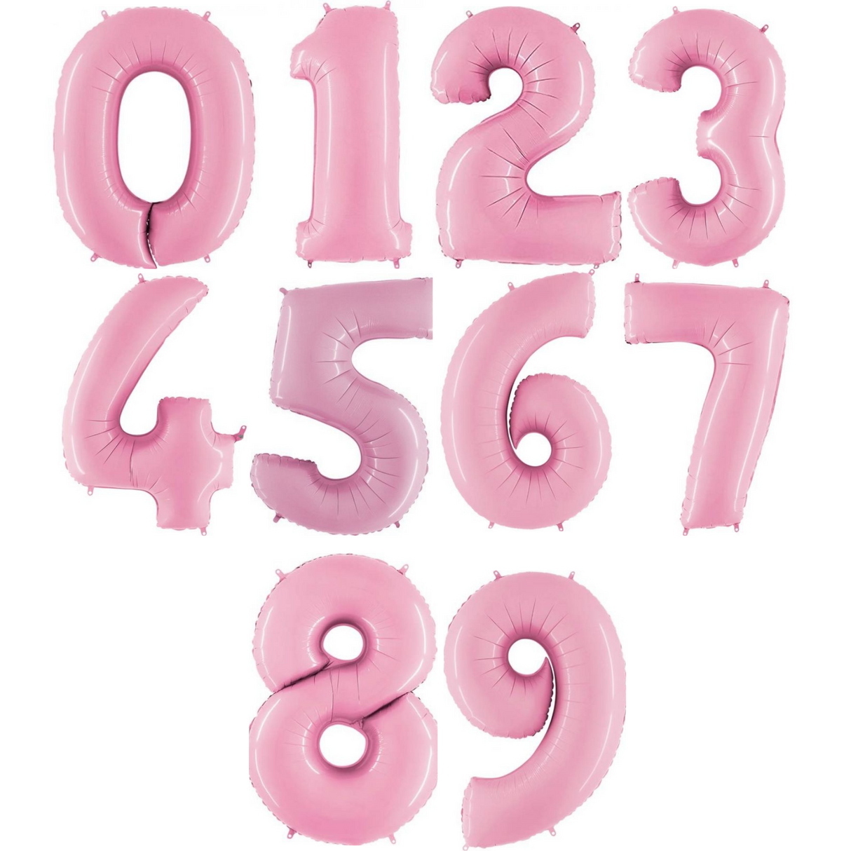 TALLBALLONG MATT LYSEROSA (100 cm)