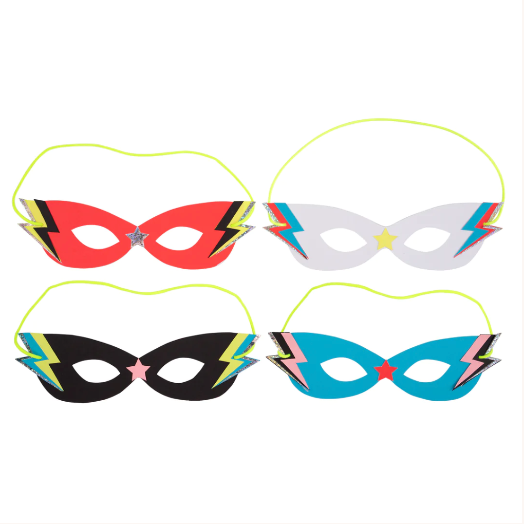 SUPERHELT MASKER 8stk
