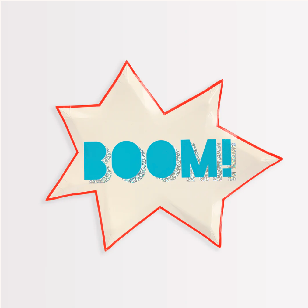 SUPERHELT PAPPTALLERKEN 8 stk