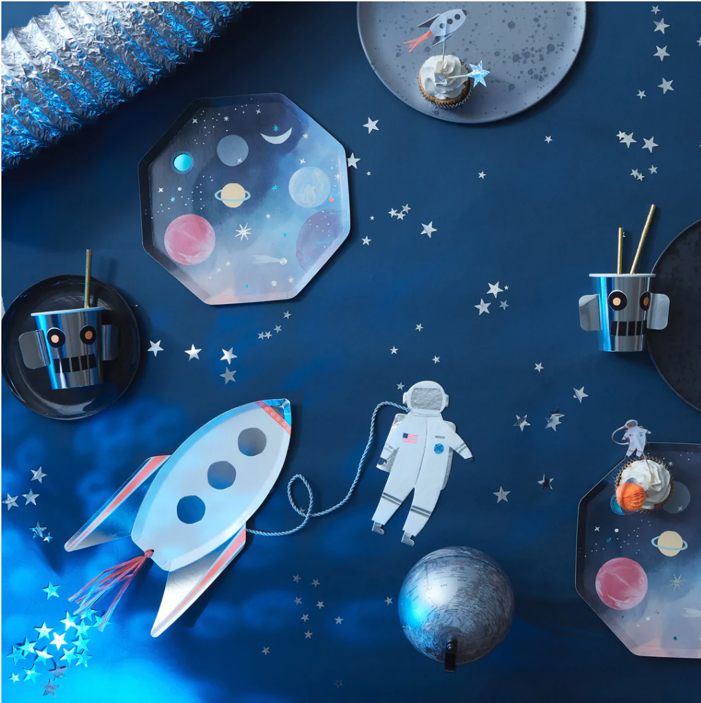 ROBOT / SPACE - Cups (x8) - fra Meri Meri