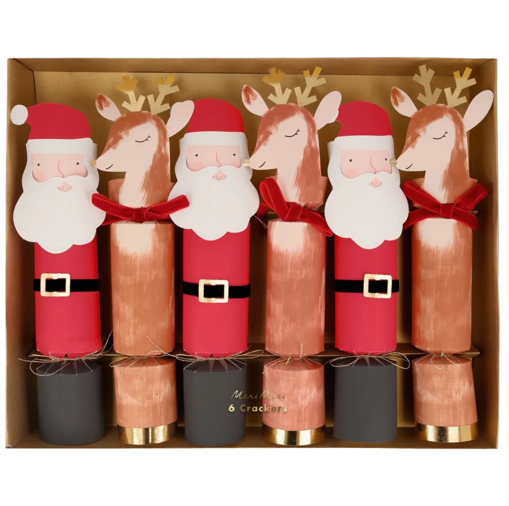 SMELLBONGBONGER - Julenisse og reinsdyr - crackers