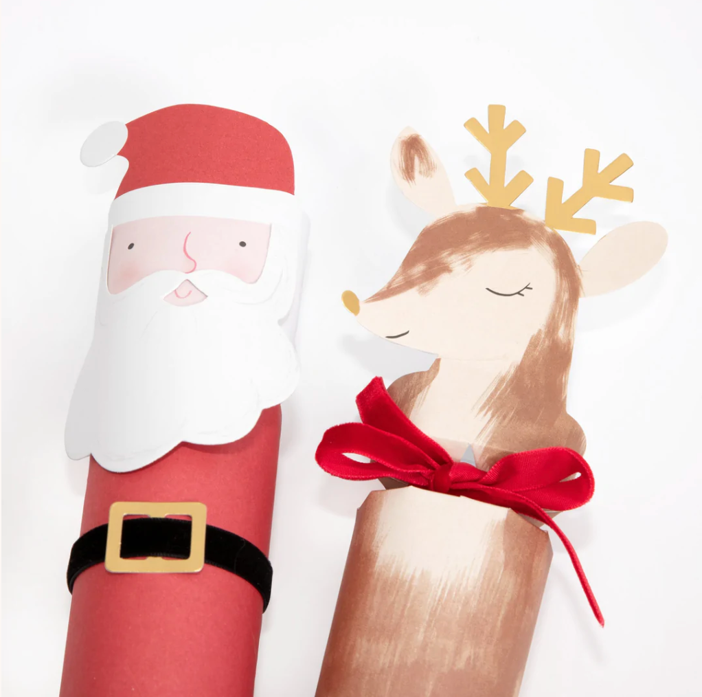 SMELLBONGBONGER - Julenisse og reinsdyr - crackers