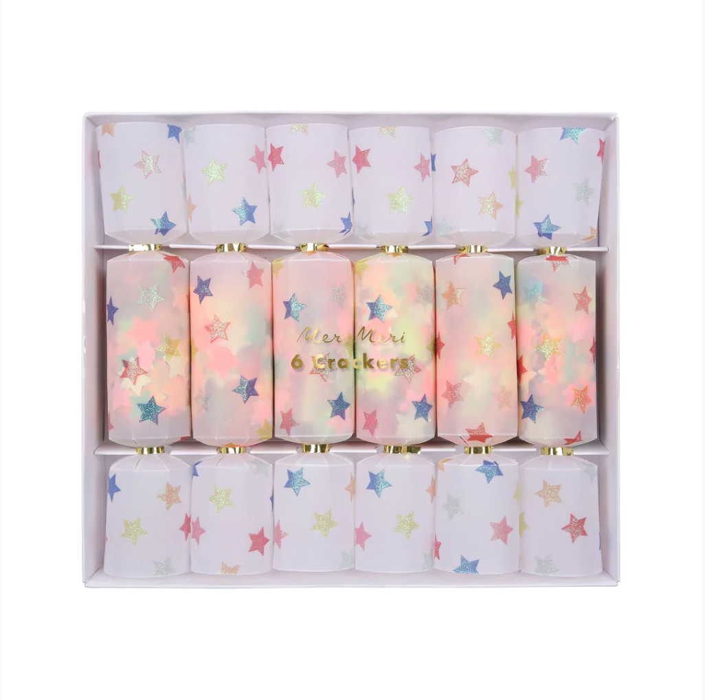 SMELLBONGBONGER - Multicolor Star Confetti - crackers fra Meri Meri