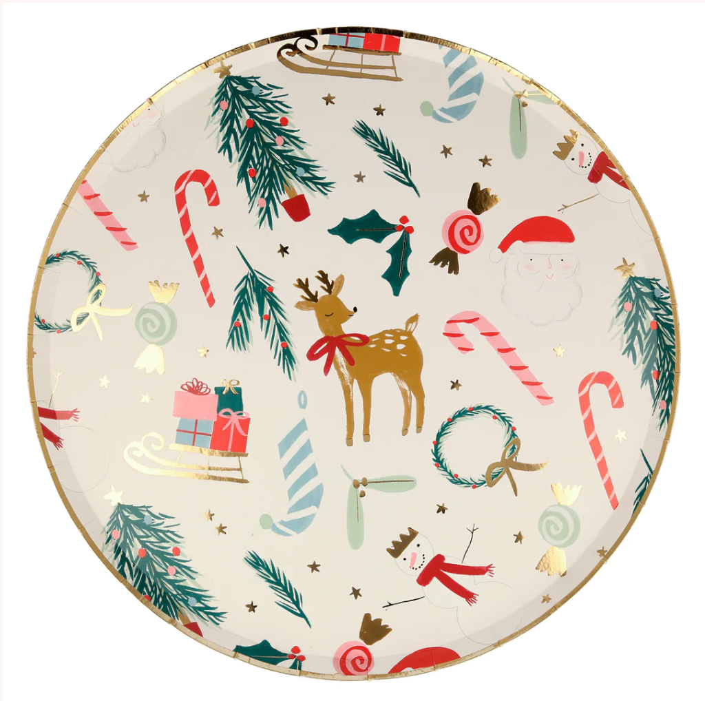 JULEMOTIV PAPPTALLERKEN