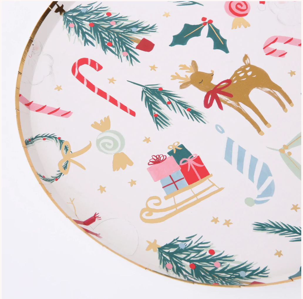 JULEMOTIV PAPPTALLERKEN