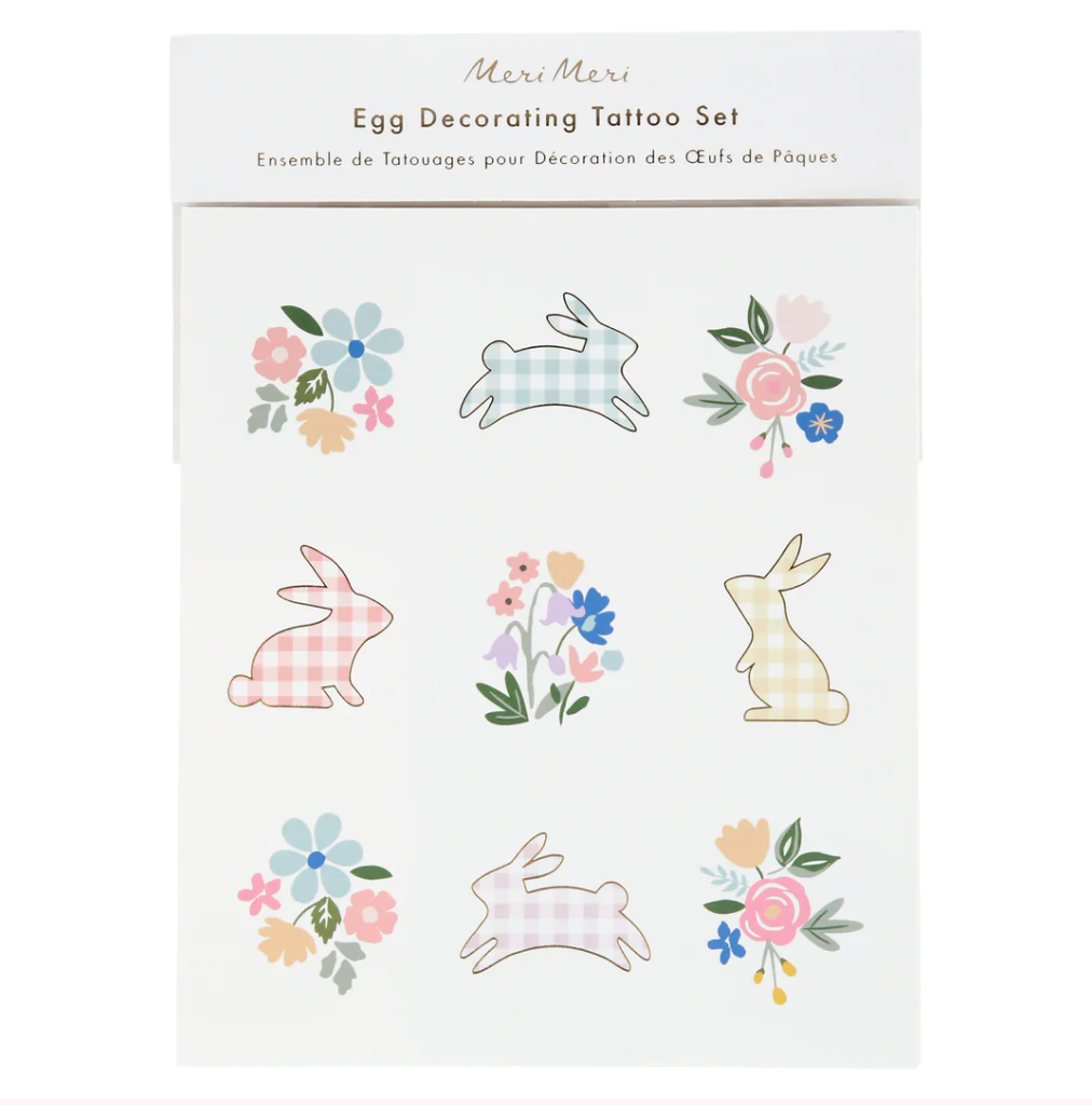 Egg Decorating Tattoo Set (x 27 tattoos)