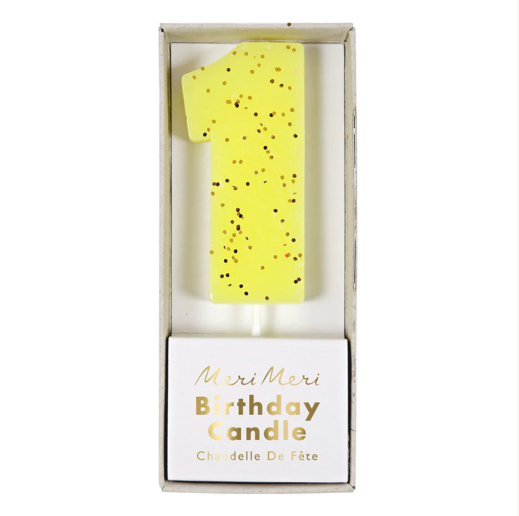 Coloured Number Candles 1