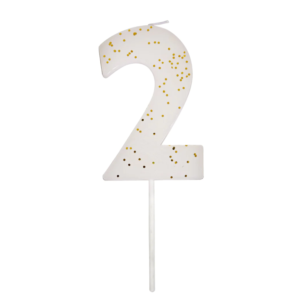 Coloured Number Candles 2