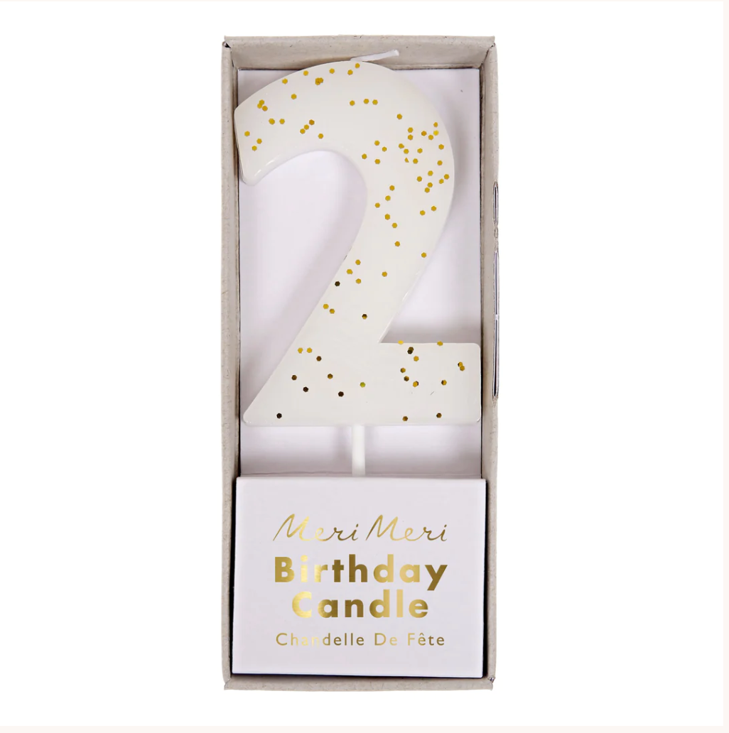 Coloured Number Candles 2