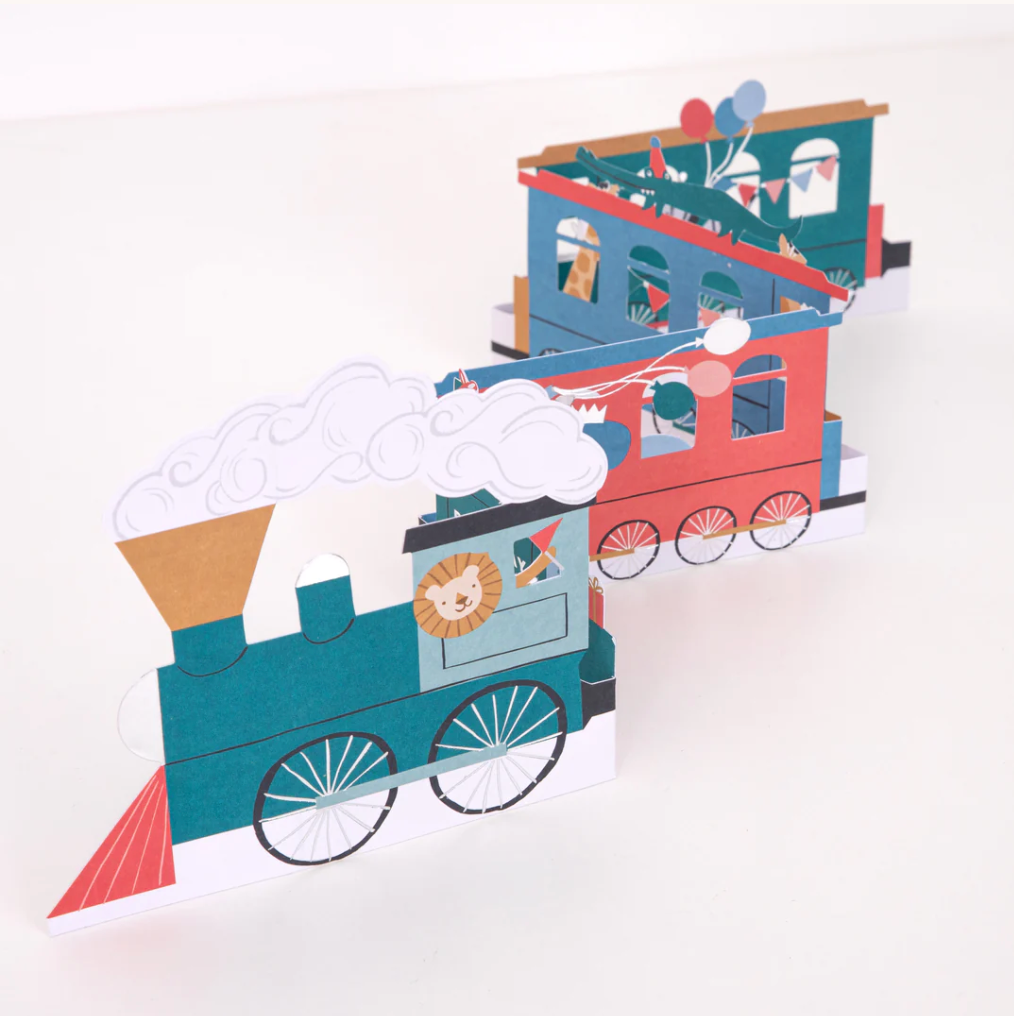 Train Birthday Card