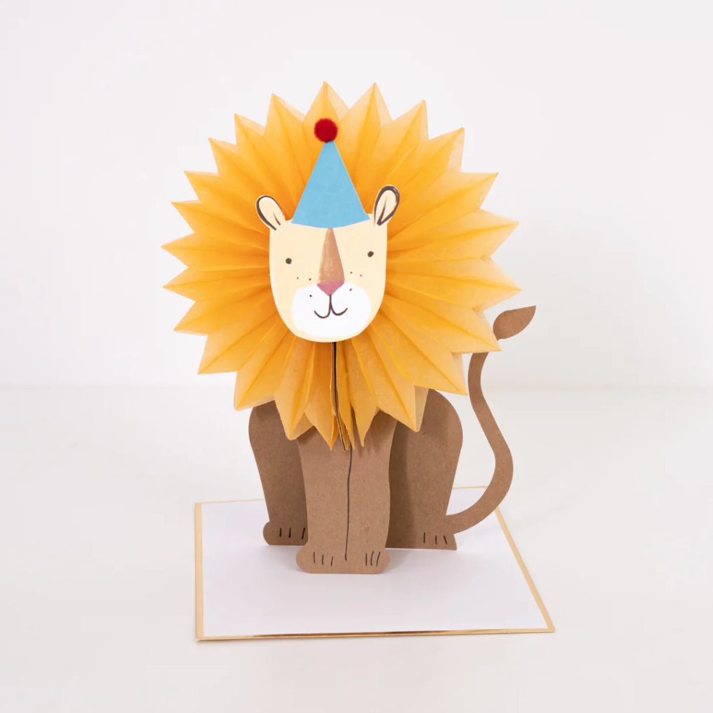 Honeycomb Lion Blank Card