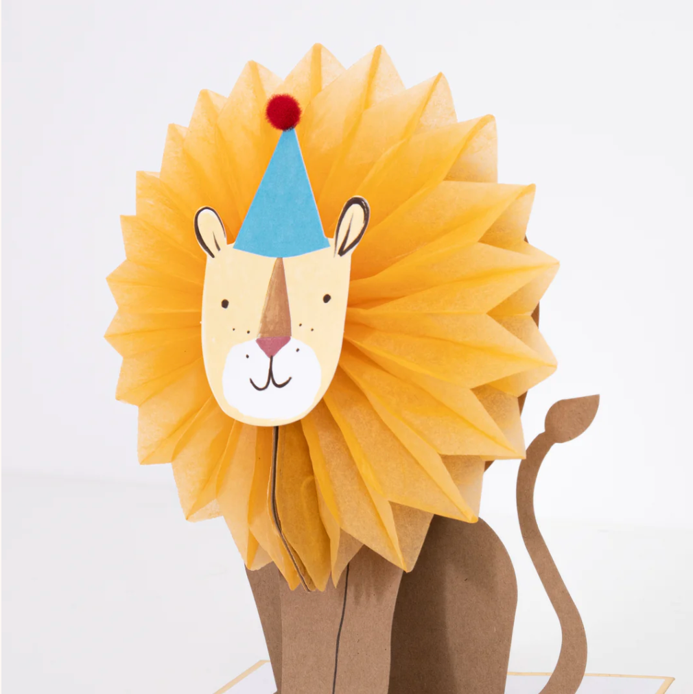 Honeycomb Lion Blank Card