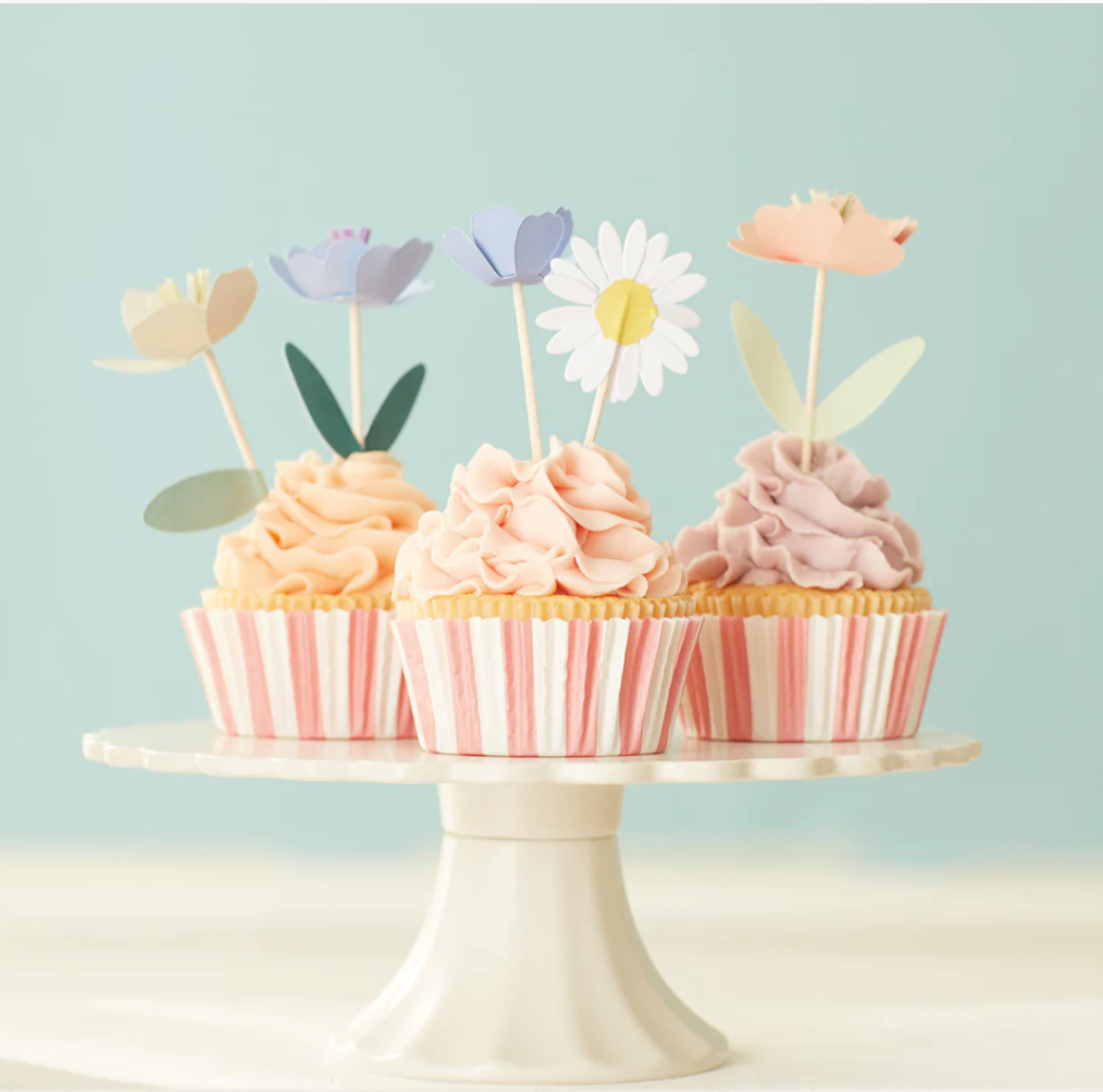 Flower Garden Cupcake Kit (x 12 toppers)