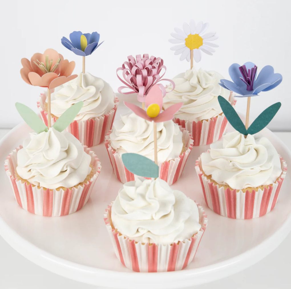 Flower Garden Cupcake Kit (x 12 toppers)