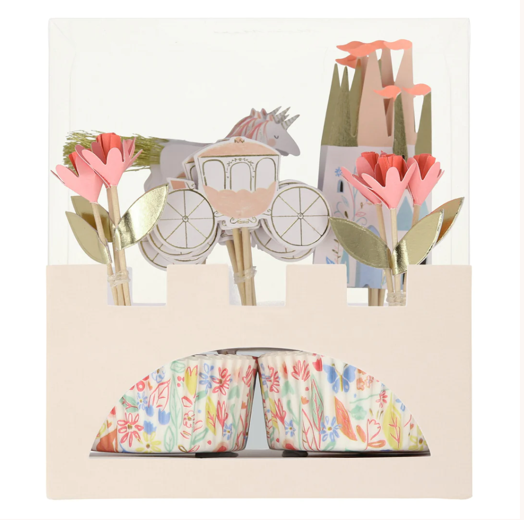 Princess Cupcake Kit (x 24 toppers)