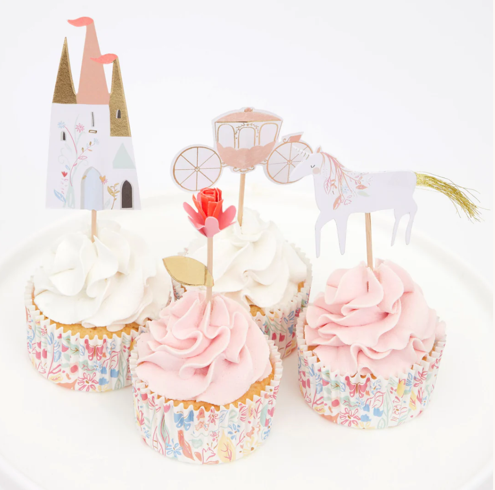 Princess Cupcake Kit (x 24 toppers)
