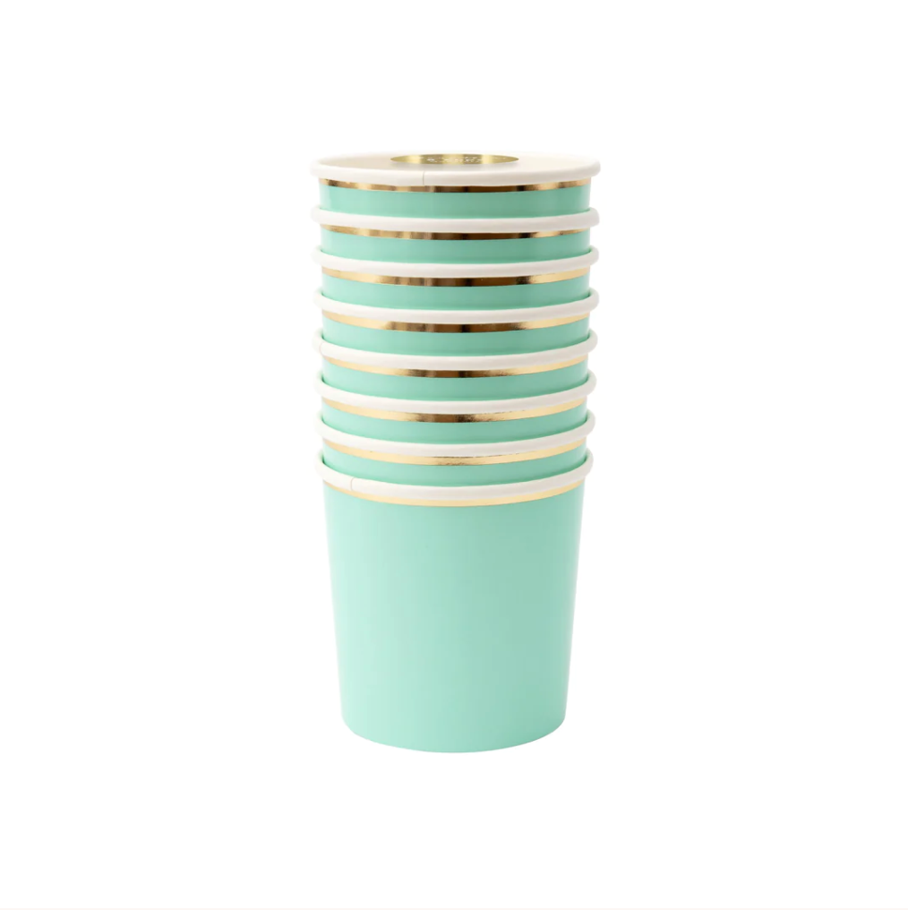 Mint Tumbler Cups (x 8)