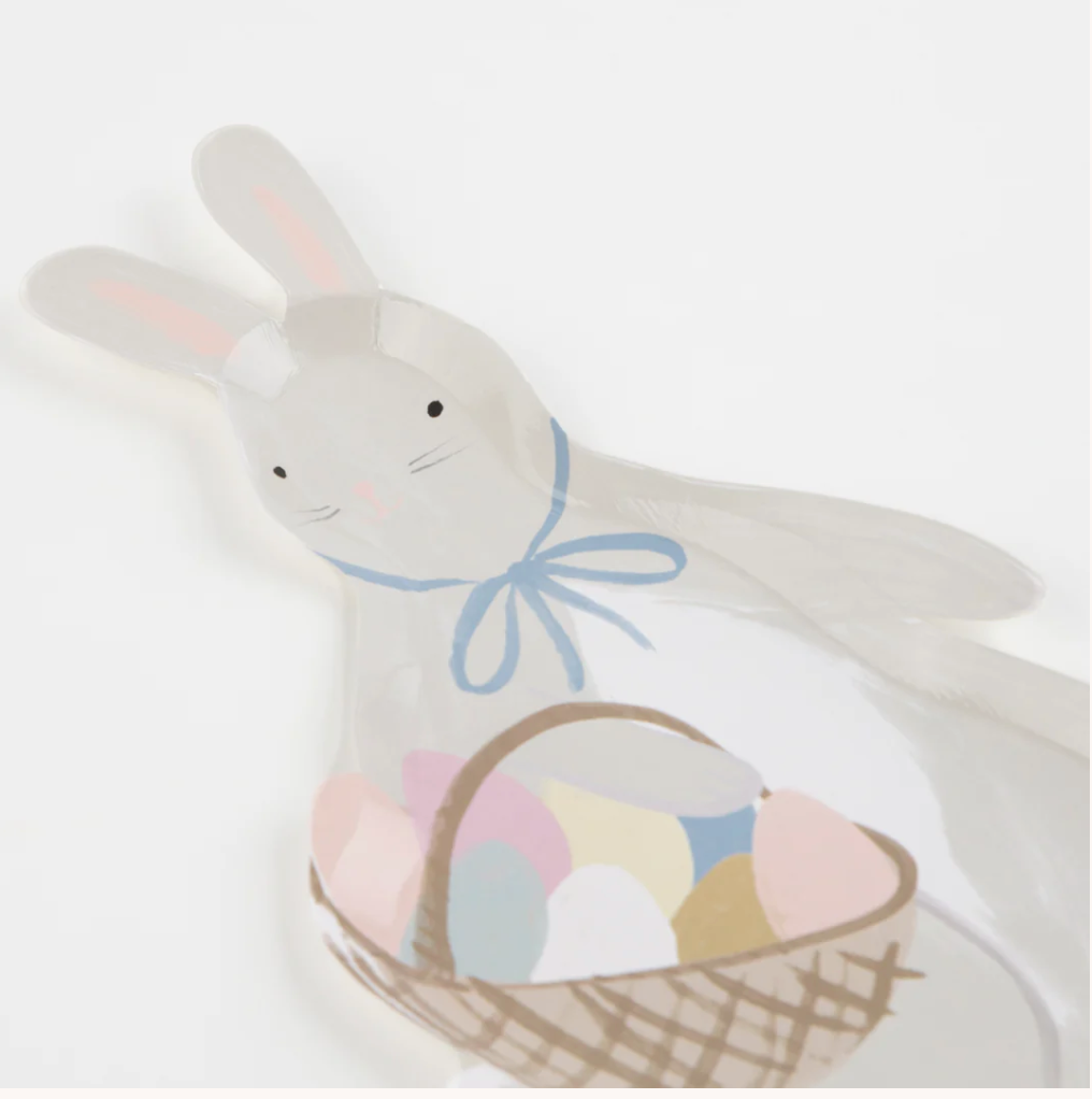 Bunny With Basket Plates - SS23