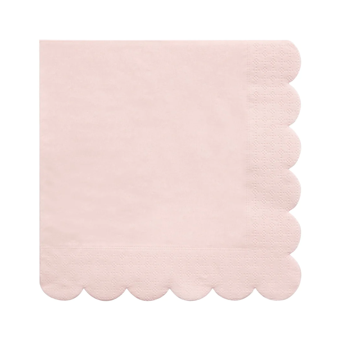 Dusky Pink Large Napkins (x 20)