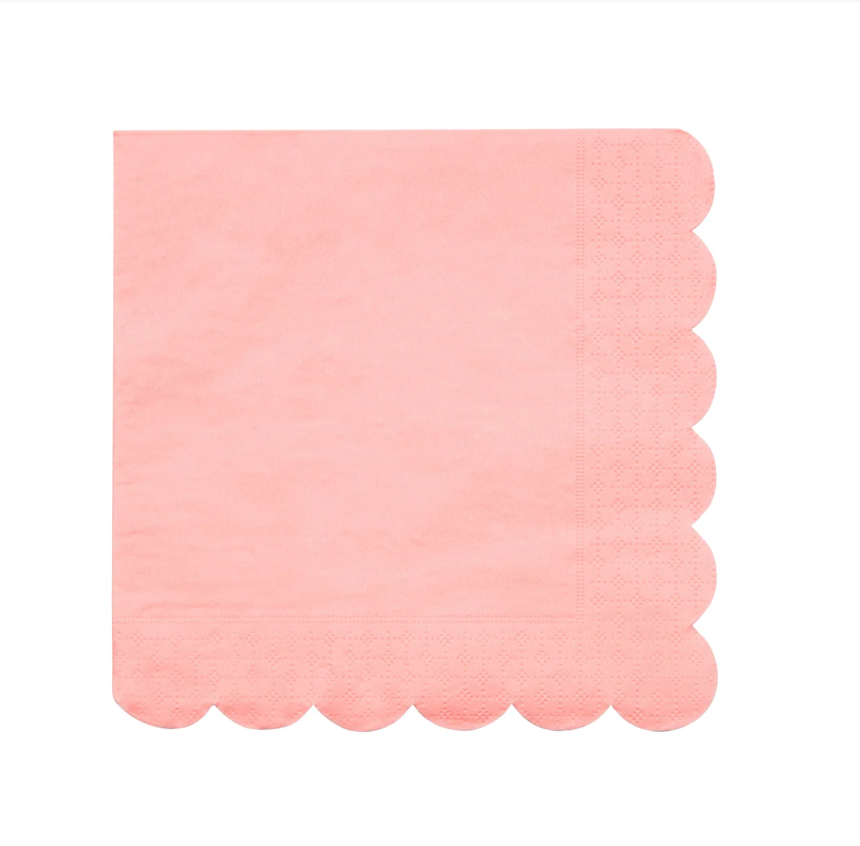 Neon Coral Large Napkins (x 20)