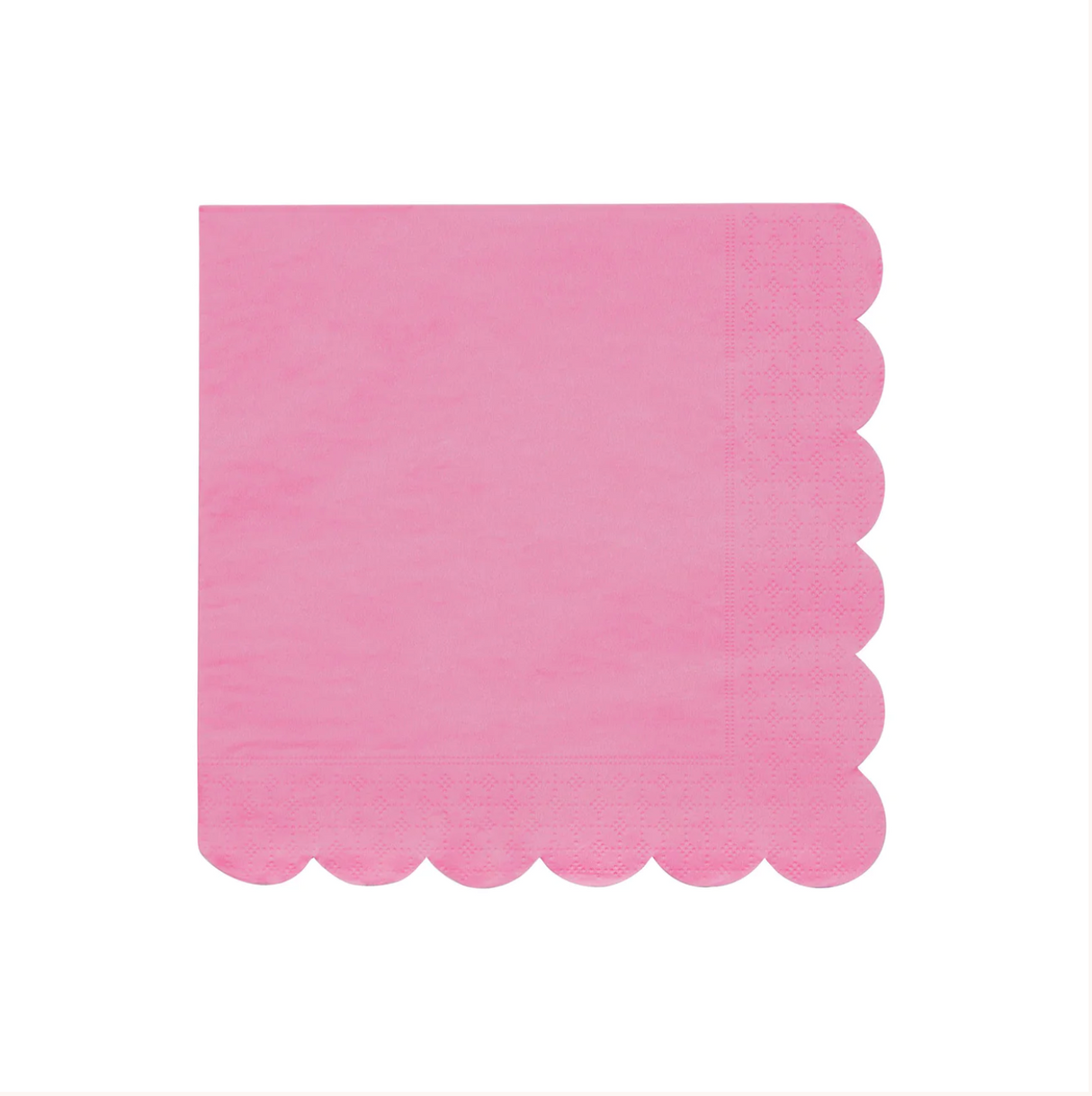 Large Bubblegum Pink Paper Napkins (x 20)