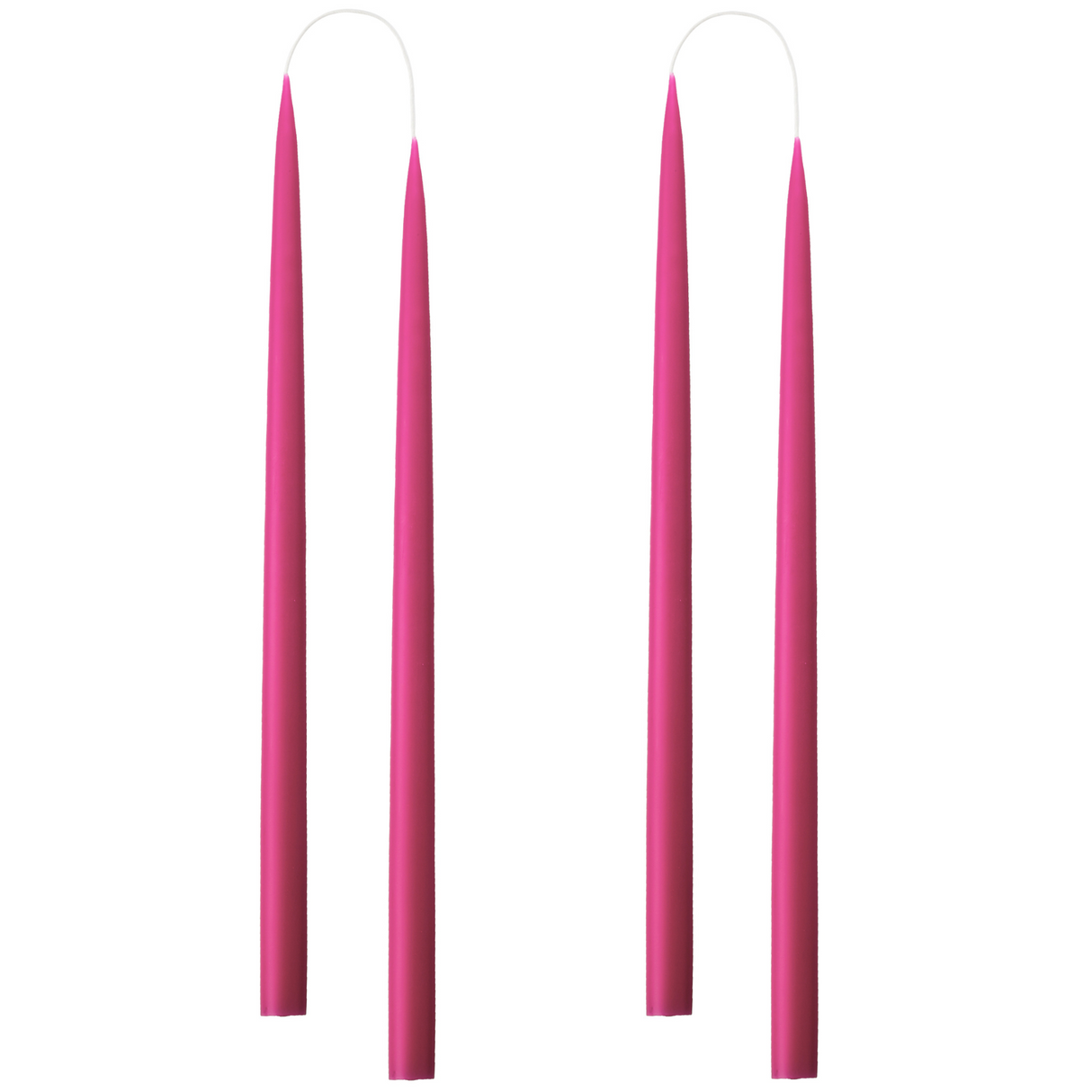LYS FRA KUNSTINDUSTRIEN 35 CM - 2 STK CERISE
