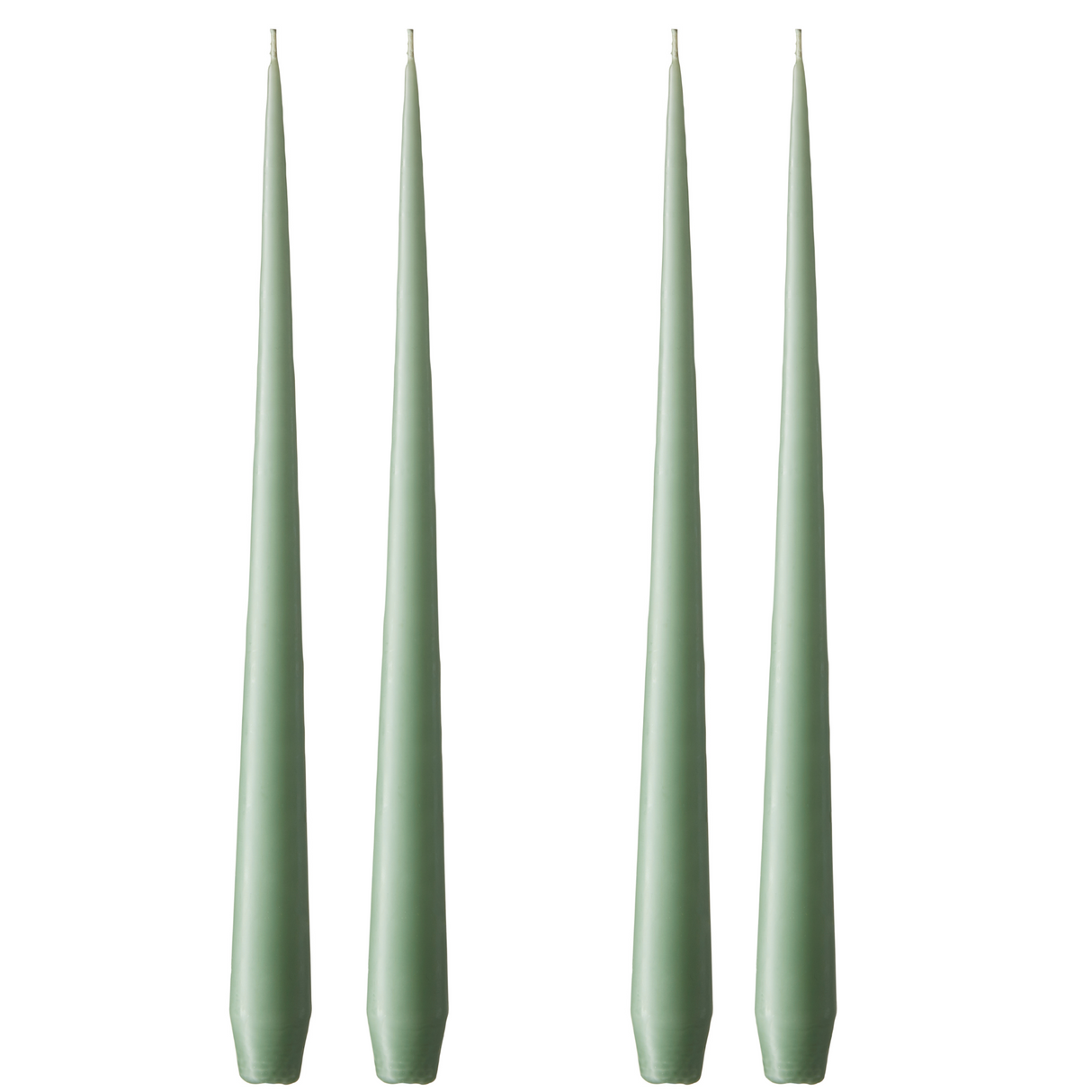 LYS FRA ESTER & ERIK 42 CM - 4 PAKNING STØVET GRØNN