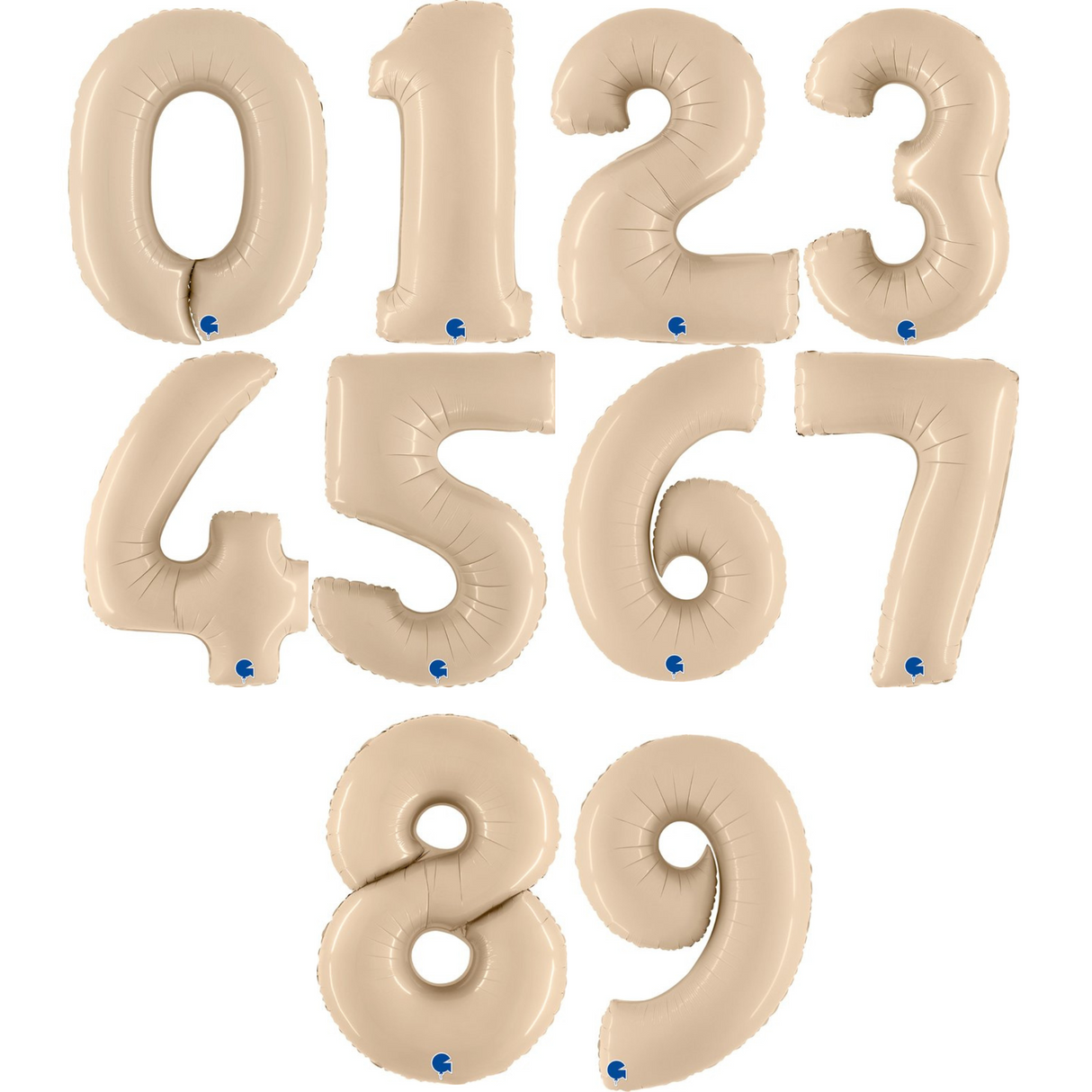 TALLBALLONG  MATT BEIGE  (100 cm)