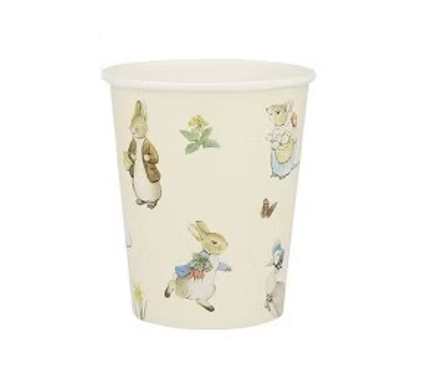 Peter Rabbit Cups x 8