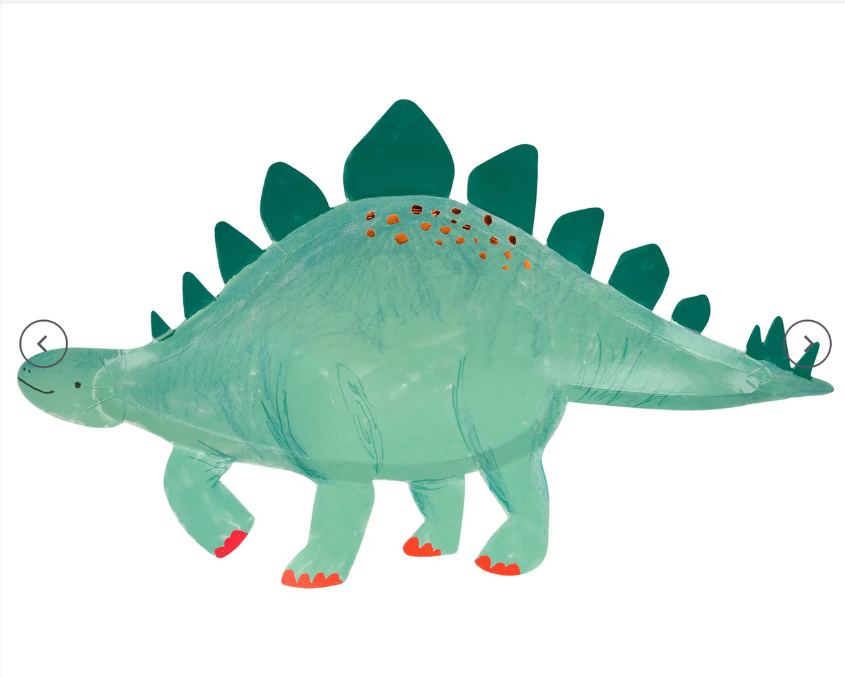 Dinosaur plates x 4