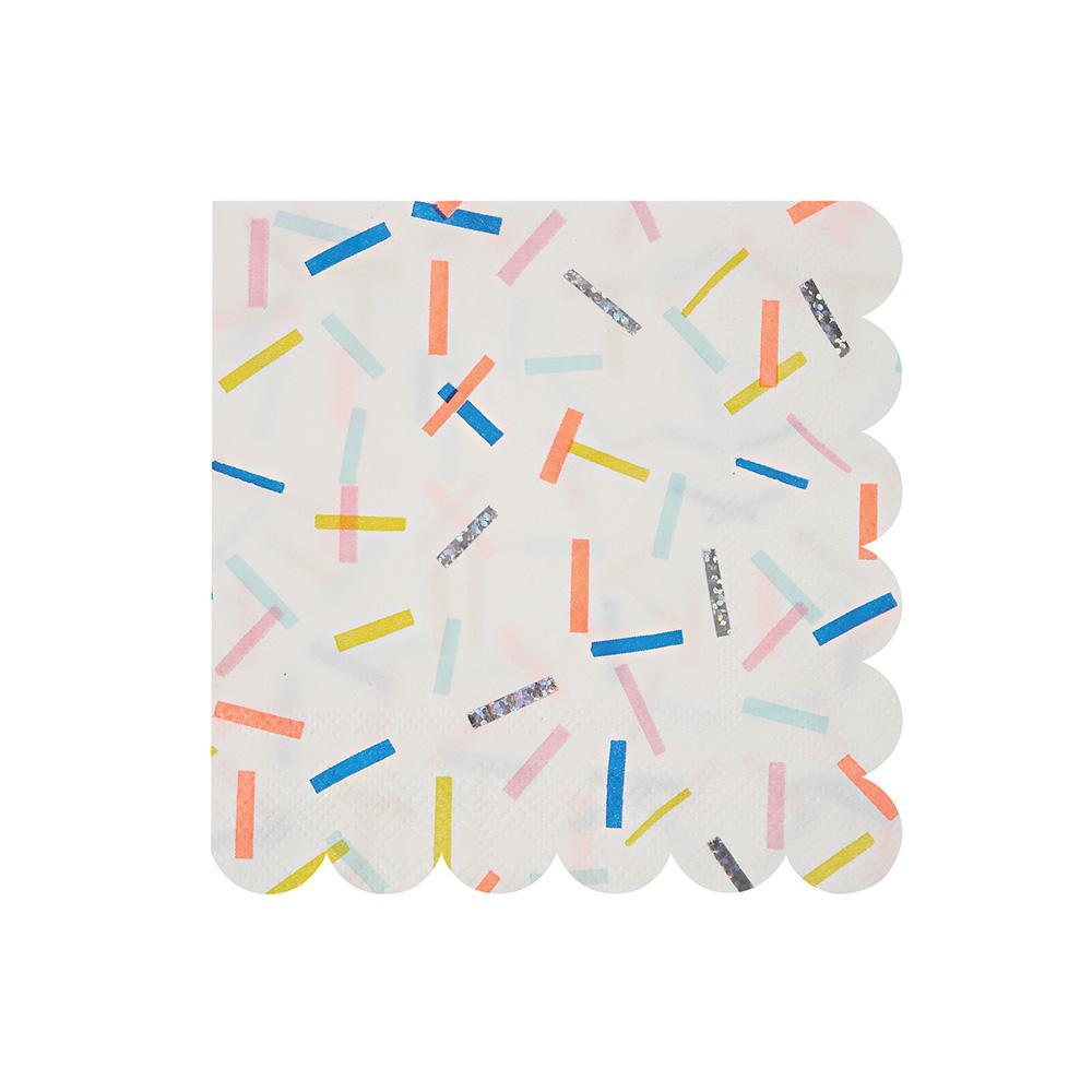 KONFETTI - SERVIETTER(x12) -fra Meri Meri