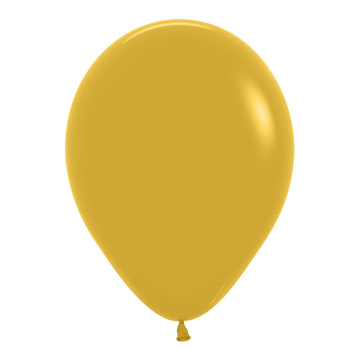 MUSTARD  - 28 CM (10 STK) STANDARD BALLONG