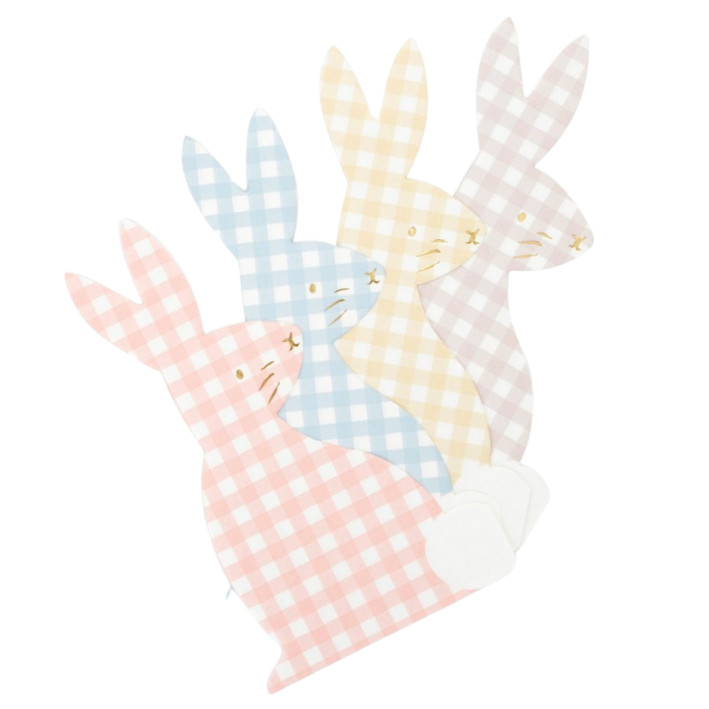 PÅSKE / GINGHAM - Servietter (x16) - fra Meri Meri