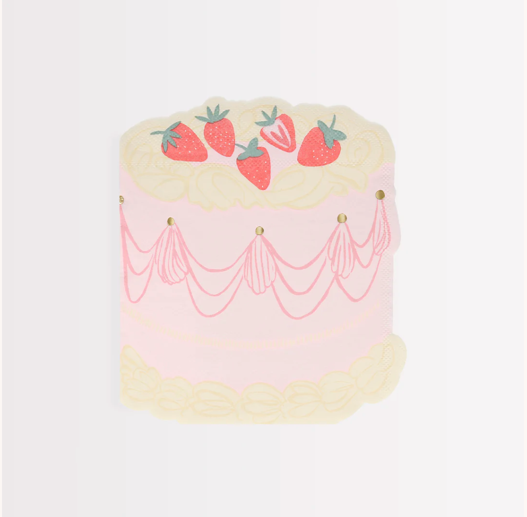 KAKE - Servietter (x 16) - fra Meri Meri
