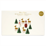 HONEYCOMB - Julefigurer  (x10) - fra Meri Meri