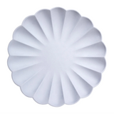 TALLERKEN - Blue Simply Eco Large(x8) - fra Meri Meri