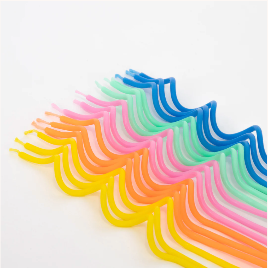 Mixed Swirly Candles (x 20)
