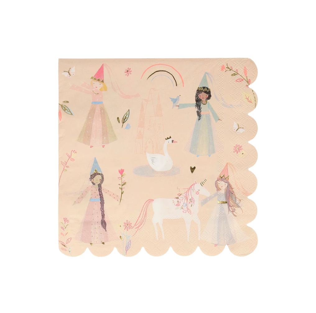 Princess Large Napkins (x 16)