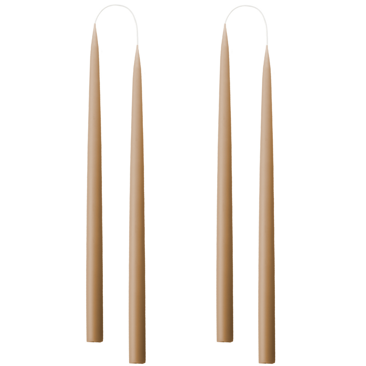 LYS FRA KUNSTINDUSTRIEN 35 CM - 2 STK NOUGAT