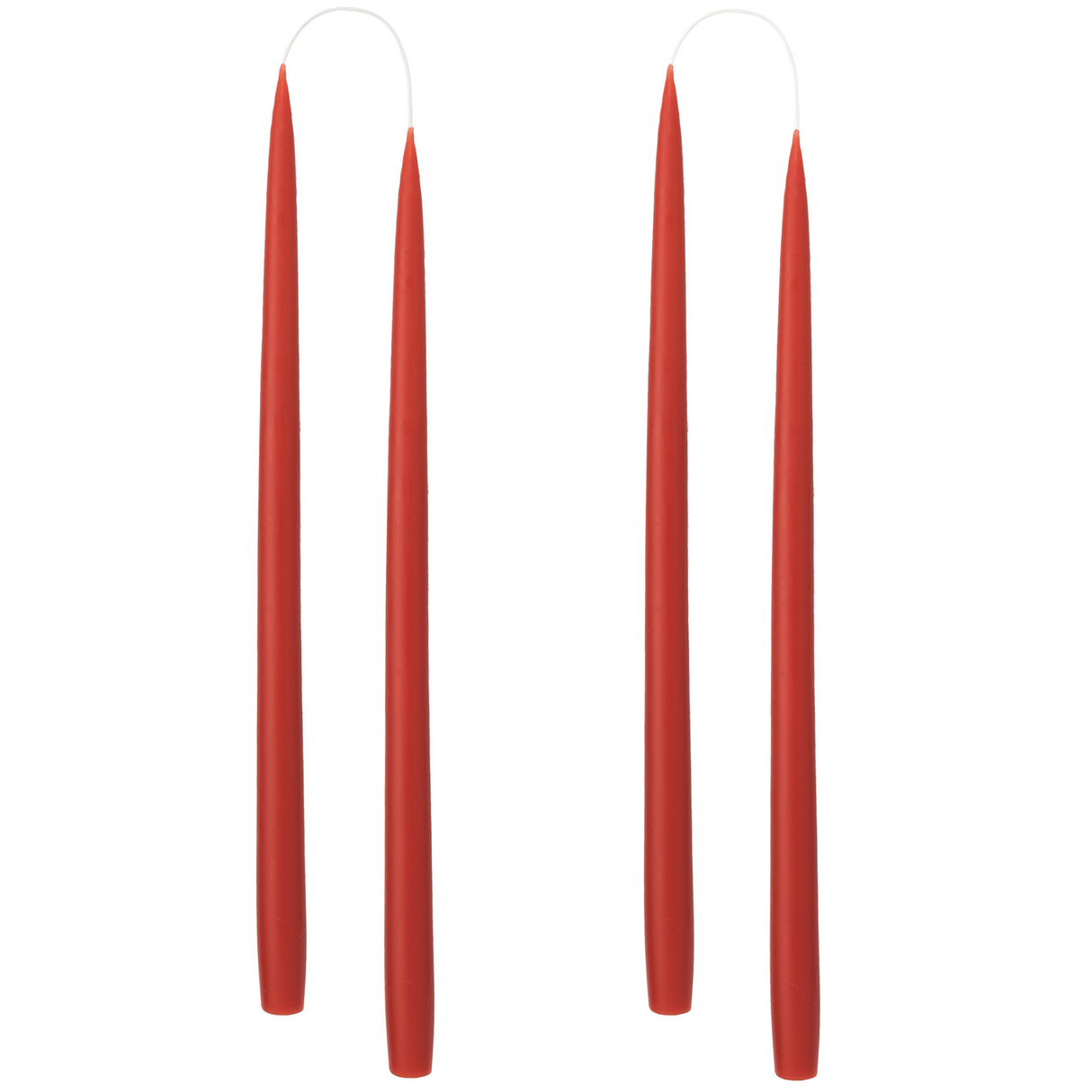 LYS FRA KUNSTINDUSTRIEN 35 CM - 2 STK RUST