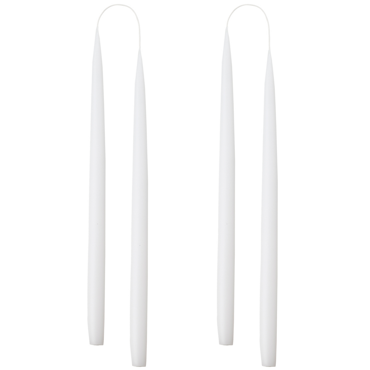 LYS FRA KUNSTINDUSTRIEN 35 CM - 2 STK WHITE
