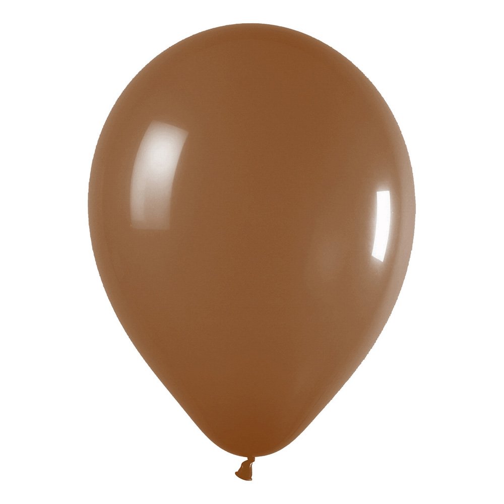 BROWN  - 28 CM (10 STK) STANDARD BALLONG